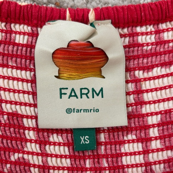 FARM Rio Red and Cream Floral & Polka Dot Short Jumpsuit - Picture 9 of 9